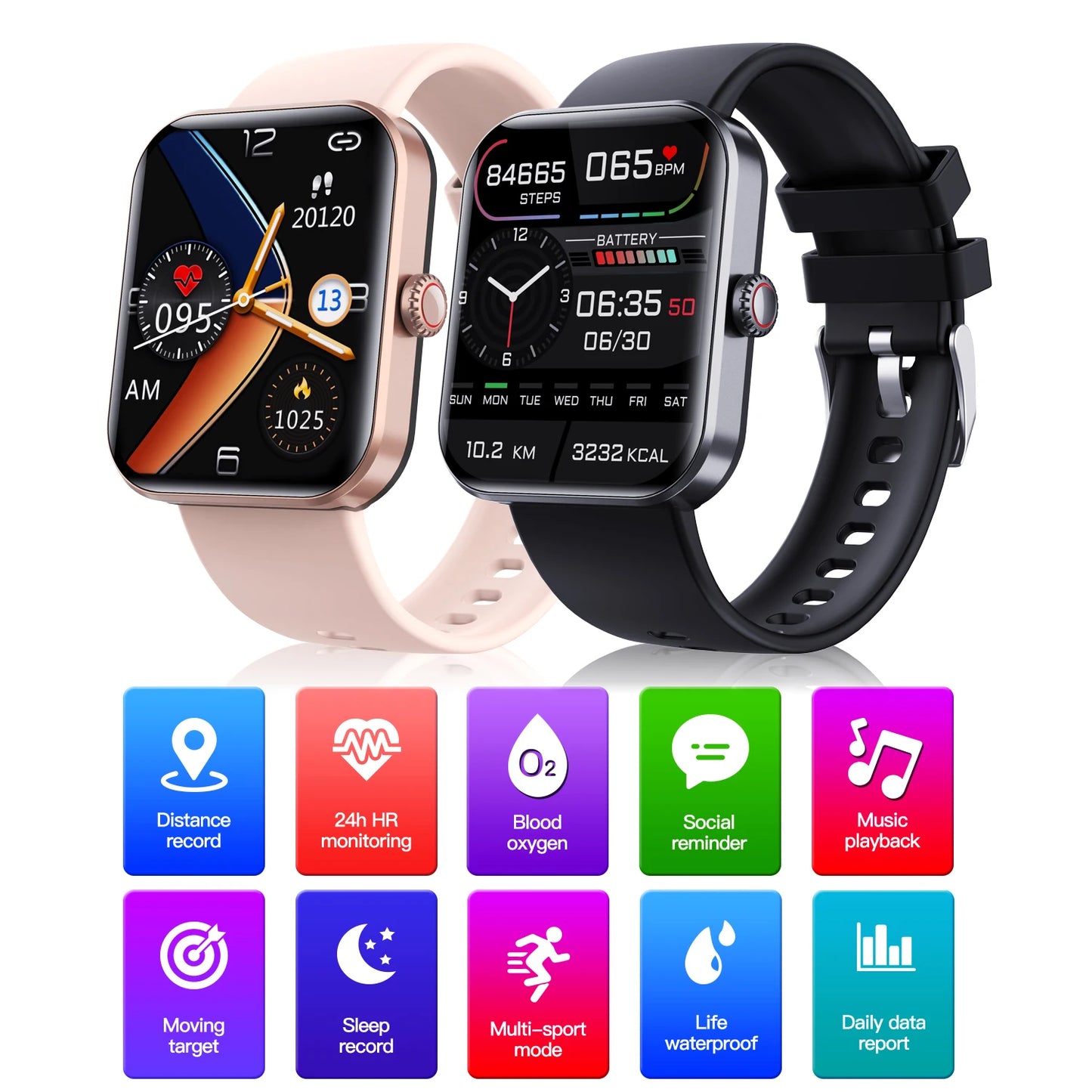 Wholesale Hot Sale Fashion Ladies Outdoor Sport Smart Watch Relogio Smartwatch for Men and Women